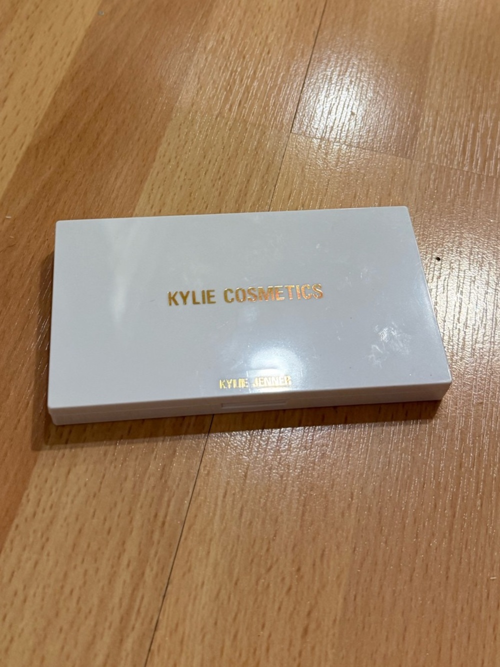 Kylie Cosmetics White Gold Logo Eyeshadow/Palette Case the bronze palette